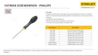 Stanley FMHT0-62623 FatMax Bolster Schroevendraaier PH3 x 150mm - thumbnail