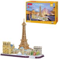 Cubic Fun City Line 3D Puzzel Parijs 114 Stukjes - thumbnail