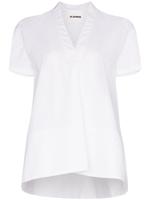 Jil Sander Maria oversized cotton blouse - White - thumbnail