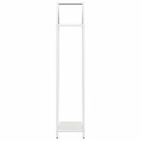 Brandhoutrek 40x25x120 cm koudgewalst staal wit - thumbnail