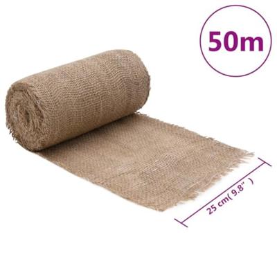Jute rol 200 g/m 0,25x50 m 100% jute Jute rol 200 g/m 0,25x50 m 100% jute