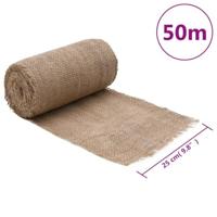 VidaXL Jute rol 200 g/m² 0,25x50 m 100% jute - thumbnail