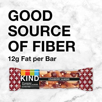 KIND Cranberry Amandel + Antioxidanten, 6 Count (Pack van 1), Netto gewicht: 8.4 oz