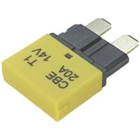 Hansor CBE1-2014 Zekeringautomaat standaard vlakzekering 20 A Geel 1 stuk(s) - thumbnail