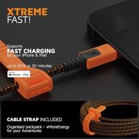 USB-kabel Xtorm CXX2001 Oranje - thumbnail