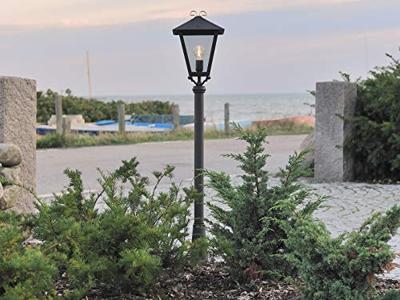 Tuinpaal buiten Benu 1-lichts 128cm matzwart E27 fitting 436-750