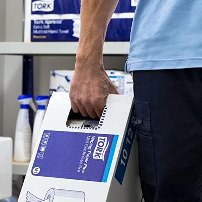 Tork Universal Basic Mini poetspapier, centerfeed, 1-laags, systeem M1, wit, doos van 11 rollen - thumbnail