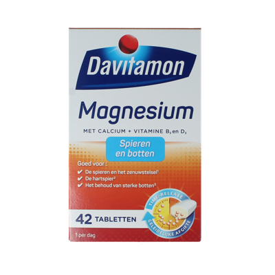Davitamon Magnesium voor Spieren en Botten Tabletten