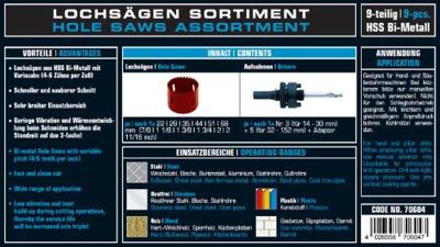 Exact 70604 Gatenzaagset 9-delig 1 set(s)