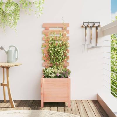 Plantenbak met rek 39x39,5x114 cm massief douglashout Plantenbak met rek 39x39,5x114 cm massief douglashout