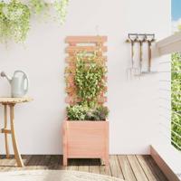 Plantenbak met rek 39x39,5x114 cm massief douglashout - thumbnail