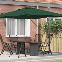 VidaXL Parasol groen 351 x 250 x 260 cm polyester en aluminium - thumbnail