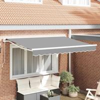 VidaXL Zijde frame wit 2,5 x 2 m poedercoating staal - thumbnail
