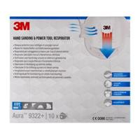 3M Aura Comfort Cool Flow stofmasker, FFP2, met ventiel, pak van 5 stuks - thumbnail