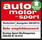 Dunlop Sport BluResponse Zomerband, 195/60/R15 88H, B/A/68 - thumbnail