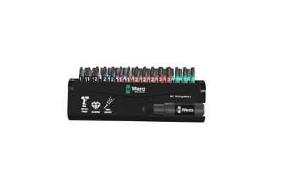 Wera BC Impaktor/30 Bit-Check 05057690001 Bitset 30-delig Kruiskop Phillips, Kruiskop Pozidriv, Binnen-Torx, Inbus Impactor technologie Wera BC Impaktor/30 Bit-Check 05057690001 Bitset 30-delig Kruiskop Phillips, Kruiskop Pozidriv, Binnen-Torx, Inbus Impactor technologie