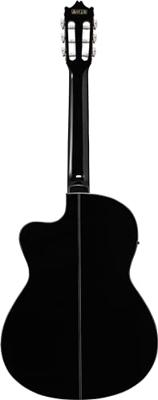 Ibanez GA11CE Black High Gloss elektrisch-akoestische klassieke gitaar - thumbnail
