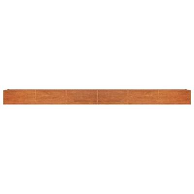Plantenbak verhoogd 600x80x45 cm cortenstaal roestig