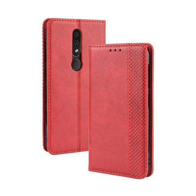 Magnetische gesp retro Crazy Horse textuur horizontale Flip lederen case voor Nokia 4 2 met houder & card slots & Photo Frame (rood) Magnetische gesp retro Crazy Horse textuur horizontale Flip lederen case voor Nokia 4 2 met houder & card slots & Photo Frame (rood)