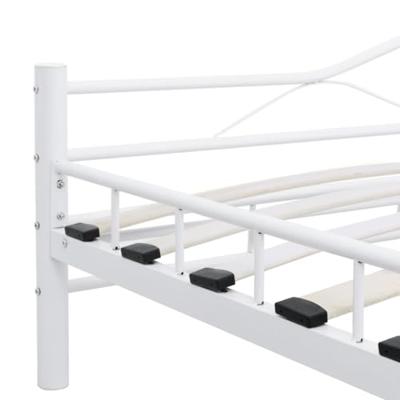 Bedframe metaal wit 160x200 cm
