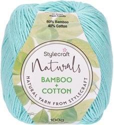 Stylecraft Naturals Bamboo and Cotton 7141 Aqua - Haakgaren / Breigaren