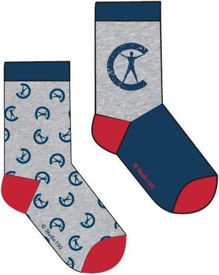 Studio 100 Campus 12 Grijs, Navy, Rood Unisex 2 paar/paren Studio 100 Campus 12 Grijs, Navy, Rood Unisex 2 paar/paren