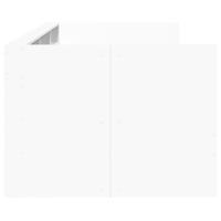 Slaapbank met lades zonder matras 100x200 cm wit - thumbnail