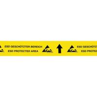 BJZ C-195 075 ESD-tape Geel, Zwart (l x b) 15 m x 70 mm 15 m - thumbnail