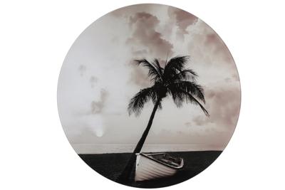 Decostar Countryfield Schilderij ro Sunset L zwart/wit-L0,4B60H60CM