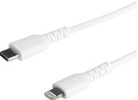 StarTech.com Premium USB-C naar Lightning Kabel 2m Wit - USB Type C naar Lightning Charge & Sync Oplaadkabel met Aramide Vezels - Apple MFi Gecertificeerd - iPad Air iPhone 12 (RUSBCLTMM2MW) - thumbnail