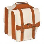 Monte Grappa dubbele tas 17l cruiser vintage cognac/cream