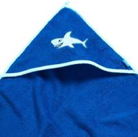 Playshoes badcape Haai Blauw-75 x 75 cm - thumbnail