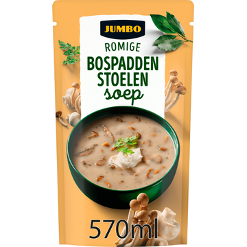 Jumbo Romige Bospaddenstoelensoep 570ML Jumbo Romige Bospaddenstoelensoep 570ML