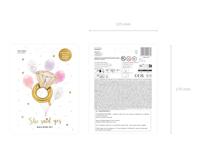 Ballonnen Set Ring She Said Yes (6st) - thumbnail
