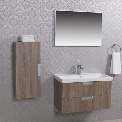 Wiesbaden 2 meubel 80 +ker.wast.+spiegel + kast eiken