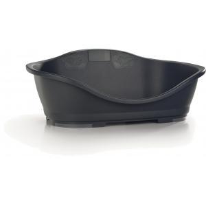 TRIXIE HONDENMAND SLEEPER KUNSTSTOF DONKERGRIJS 80X53 CM