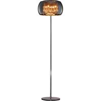 LED Vloerlamp Rond - G9 Fitting - Mat Chroom Aluminium Design - thumbnail