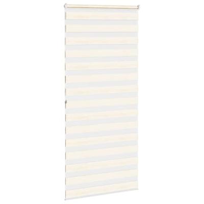 VidaXL Zebra rolgordijn 110x200 cm stofbreedte 105,9 cm marmerbeige