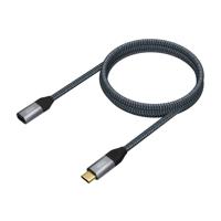 Kabel alargador USB 3.2 TYPE-C AISENS A107-0635 USB TYPE-C MACHO USB TYPE-C HEMBRA 1M GRIS - thumbnail