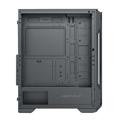 ATX Semi-toren doos KEEP OUT XC-901 PRO Zwart
