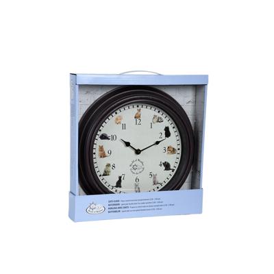 Esschert Design klok met kattengeluiden