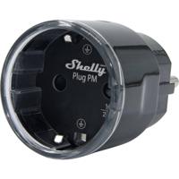 Shelly Plug PM Gen3 Black Draadloos stopcontact WiFi, Bluetooth Shelly - thumbnail