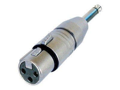 Neutrik NA2FP XLR-adapter XLR-bus - Jackplug male 6,3 mm Mono Inhoud: 1 stuk(s)
