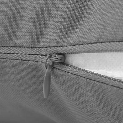 Buitenkussens 45x45 cm grijs 2 st