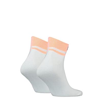 Puma Quarter Sokken New Heritage 2-pack Wit / Oranje-39/42 Puma Quarter Sokken New Heritage 2-pack Wit / Oranje-39/42