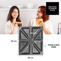 Tosti-ijzer Taurus MYSANDWICH FAMILY Wit 1200 W - thumbnail