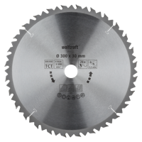 Wolfcraft 6740000 Hardmetaal-cirkelzaagblad 250 x 30 mm Aantal tanden: 24 1 stuk(s) - thumbnail