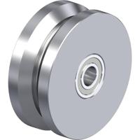 Blickle DSPK 101K Dubbel geflensd wiel Wieldiameter: 100 mm Draagvermogen (max.): 600 kg 1 stuk(s) - thumbnail