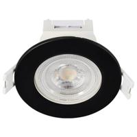 Sygonix SY-6418012 LED-inbouwlamp Set van 3 stuks LED LED 5.5 W Zwart - thumbnail