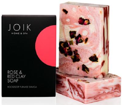 Rose soap with red clay